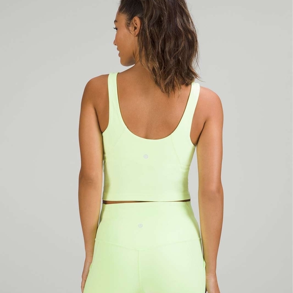 Lululemon Align Tank Top, Faded Zap, Size 10 neon yellow - Picture 3 of 7